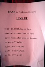 BASE – 1ST. B-DAY OF THE PARTY 